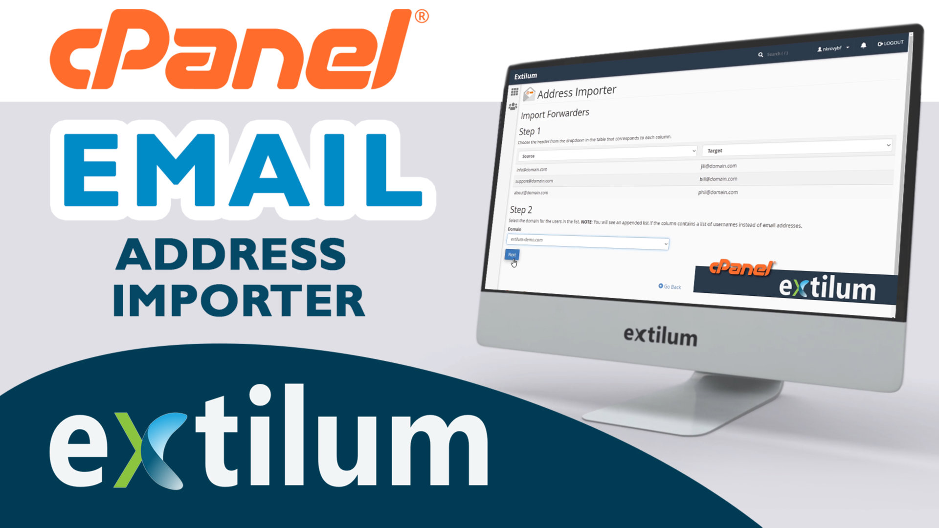 Extilum cPanel -Address Importer