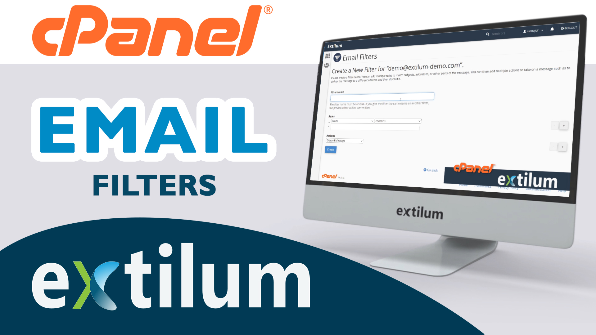 Extilum cPanel - Email filters