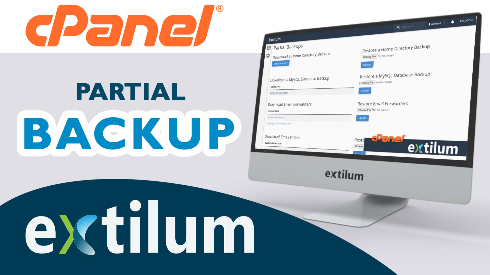 Extilum cpanel - File - Backup