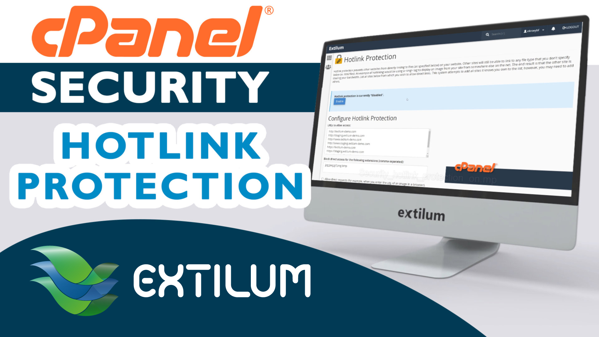 Extilum cpanel - security - hotlink protection