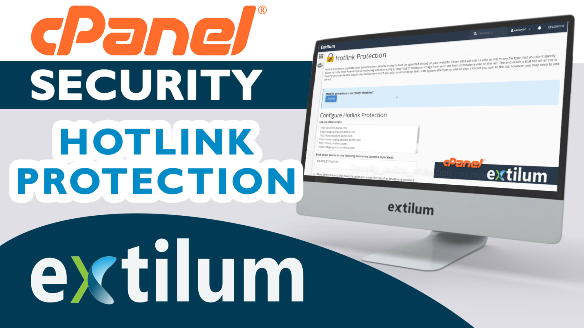 Extilum cpanel - security - hotlink protection