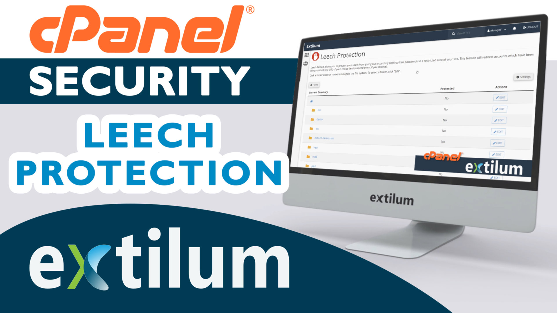 Extilum cpanel - security - leech protection