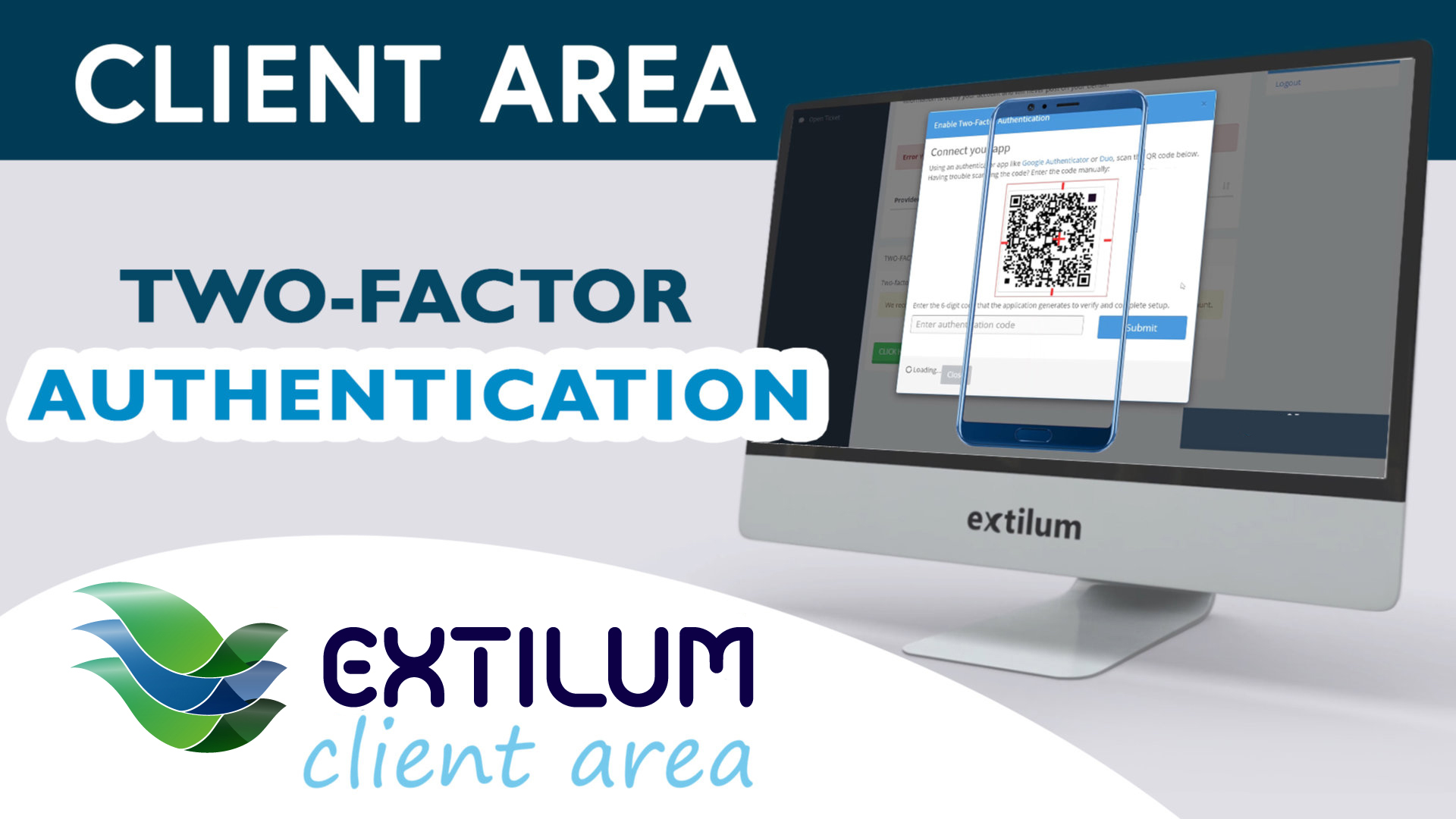 Extilum Client Area - 2FA