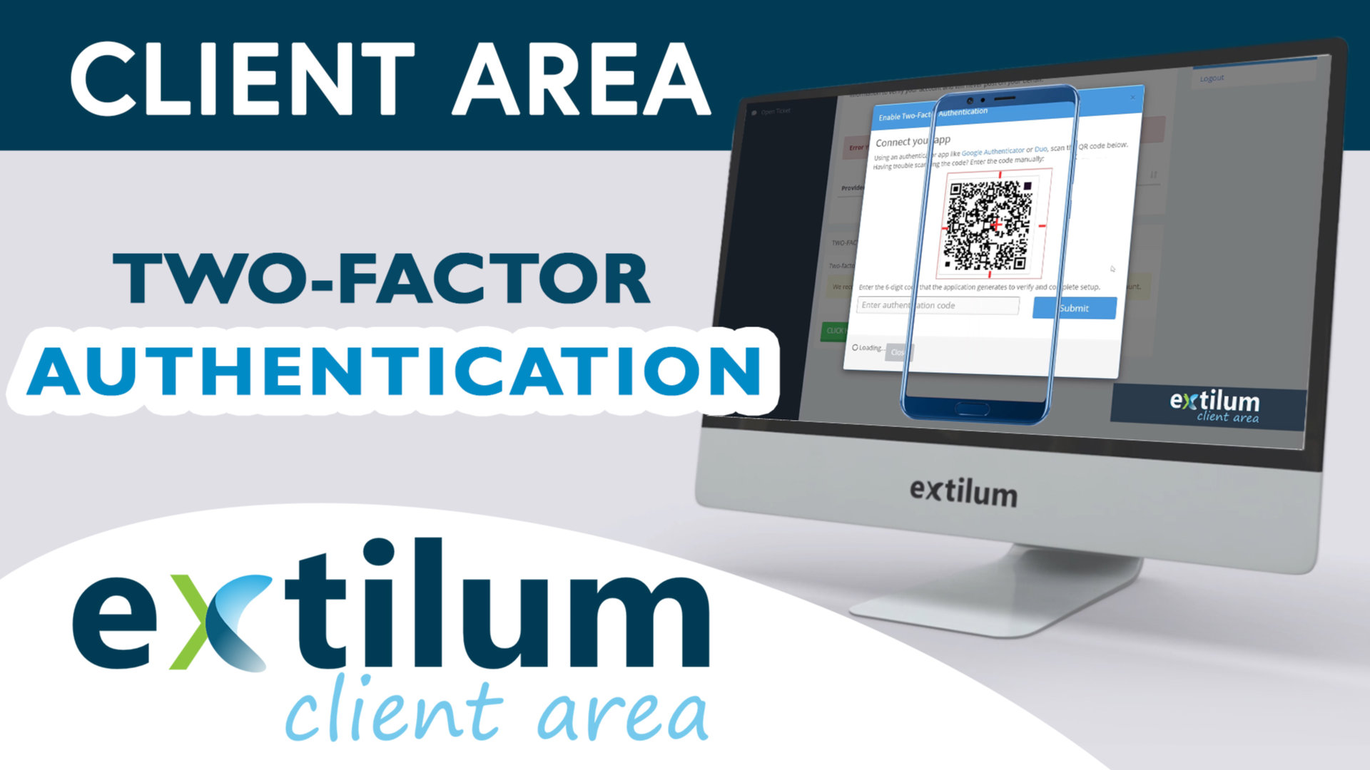 Extilum Client Area - 2FA