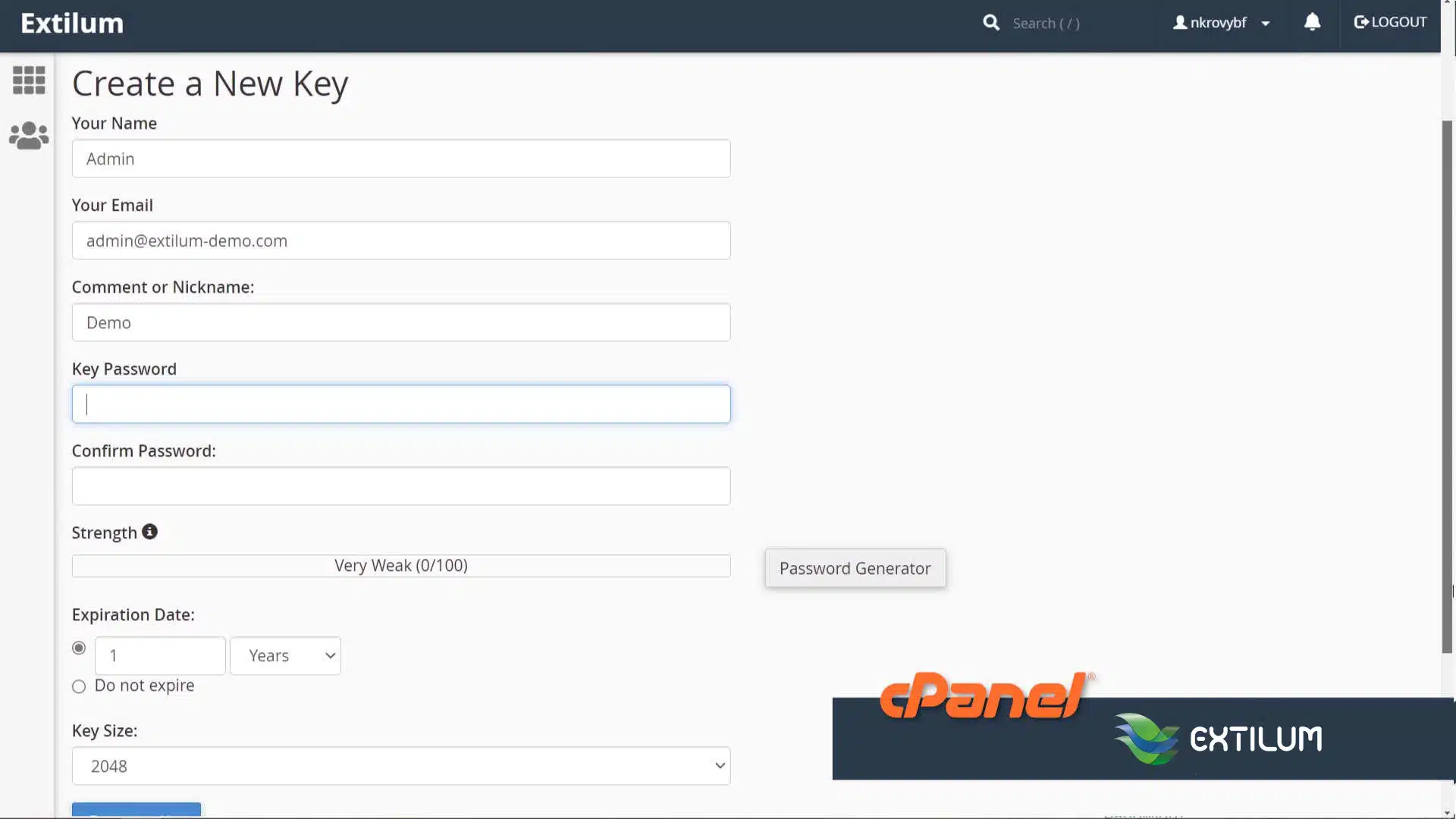 Extilum cPanel - Global Email filters