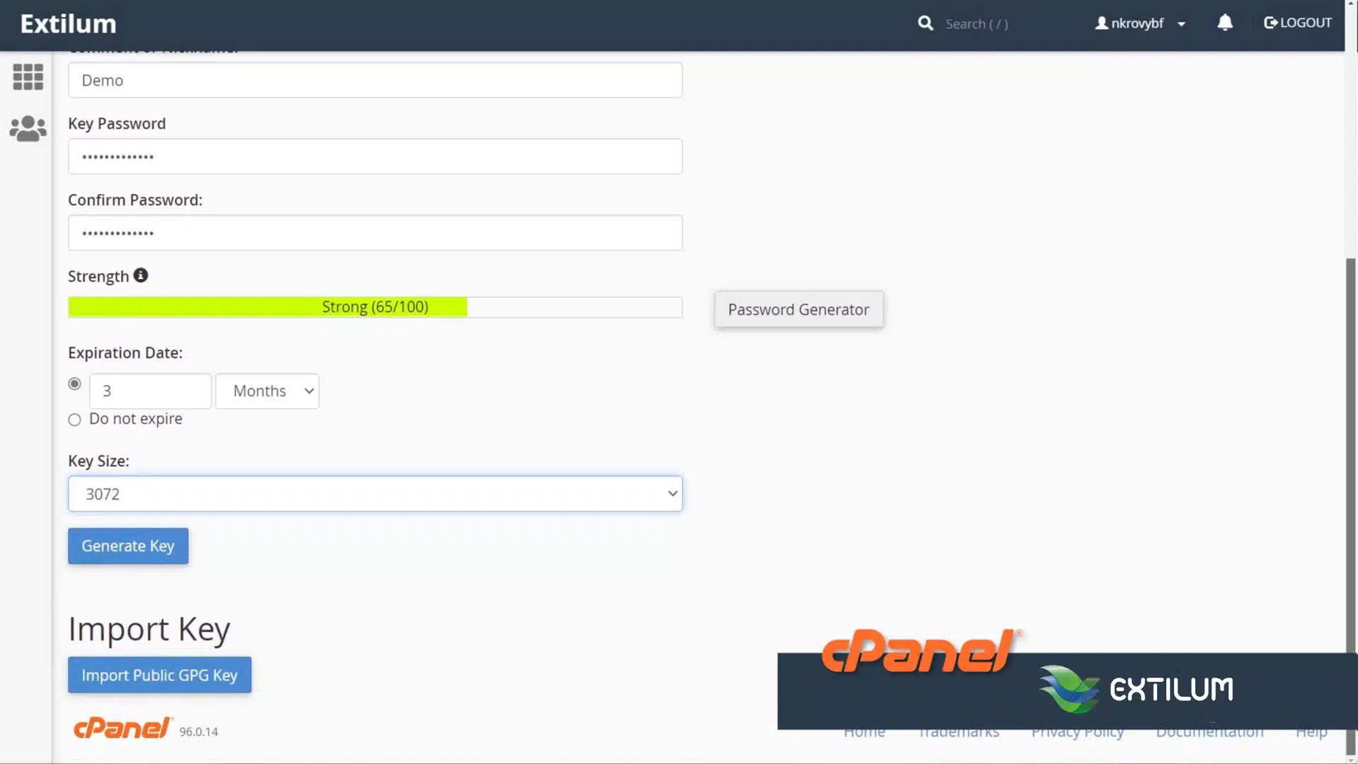 Extilum cPanel - Global Email filters