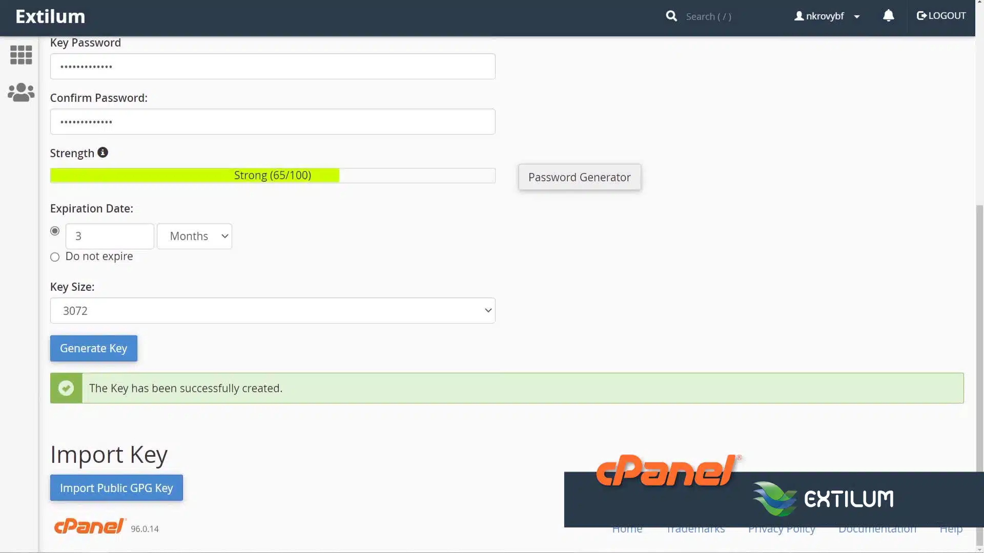 Extilum cPanel - Global Email filters