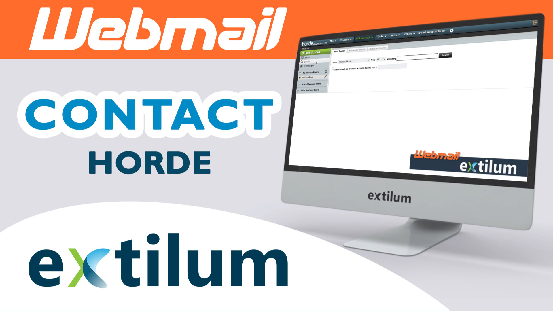 Extilum Webmail - contact in Horde