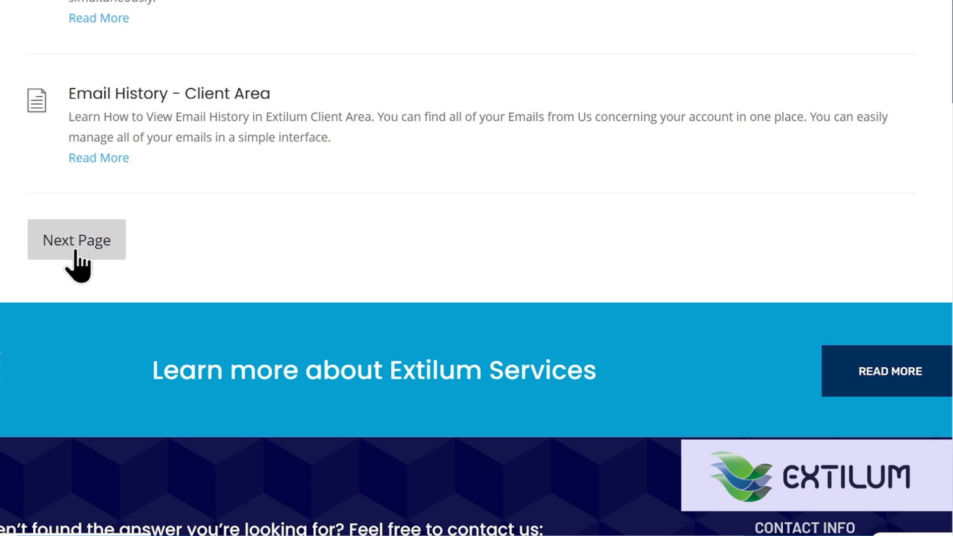 Extilum Knowledge Base - Search