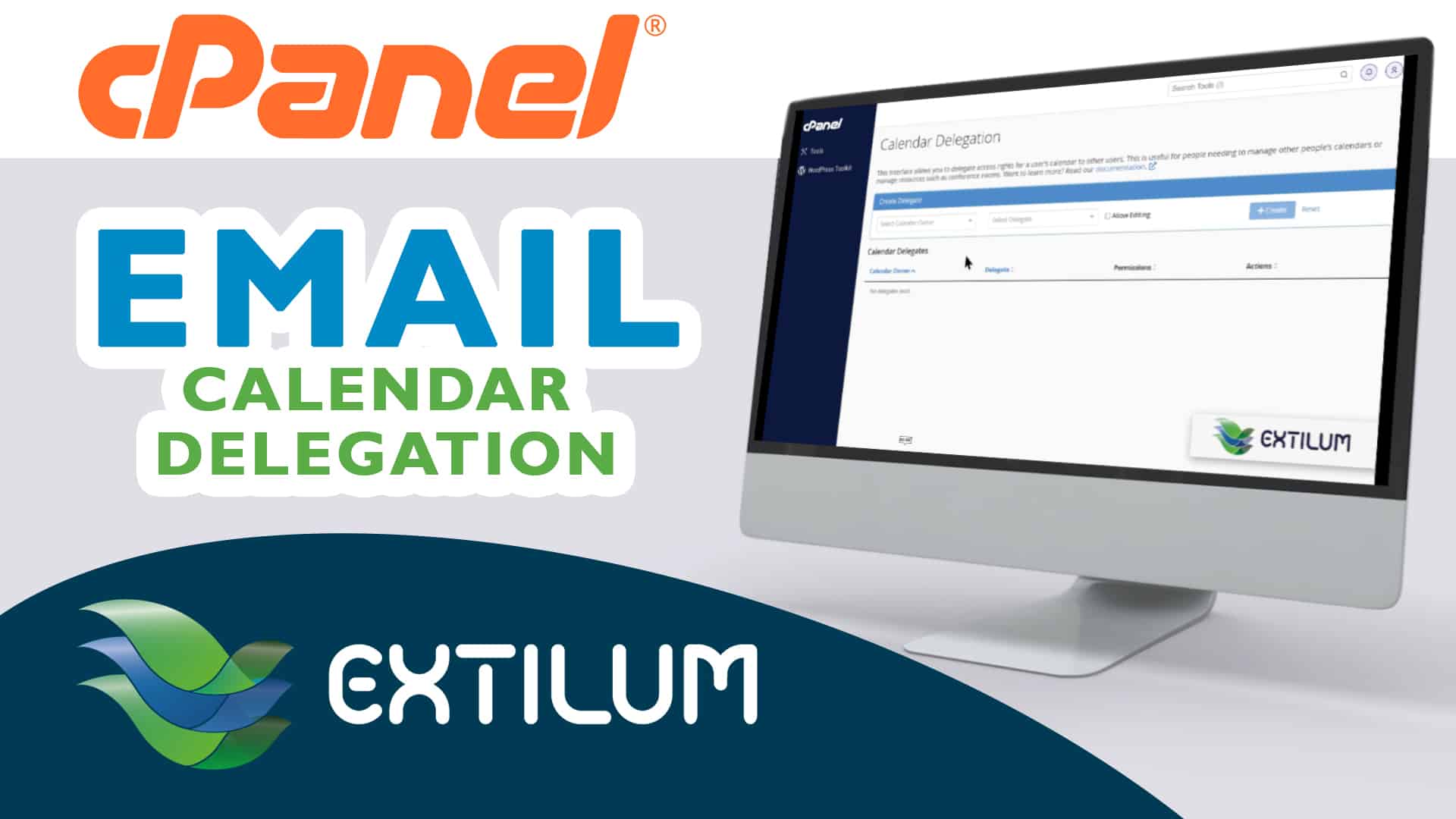 Extilum Hosting - Email calendar delegation