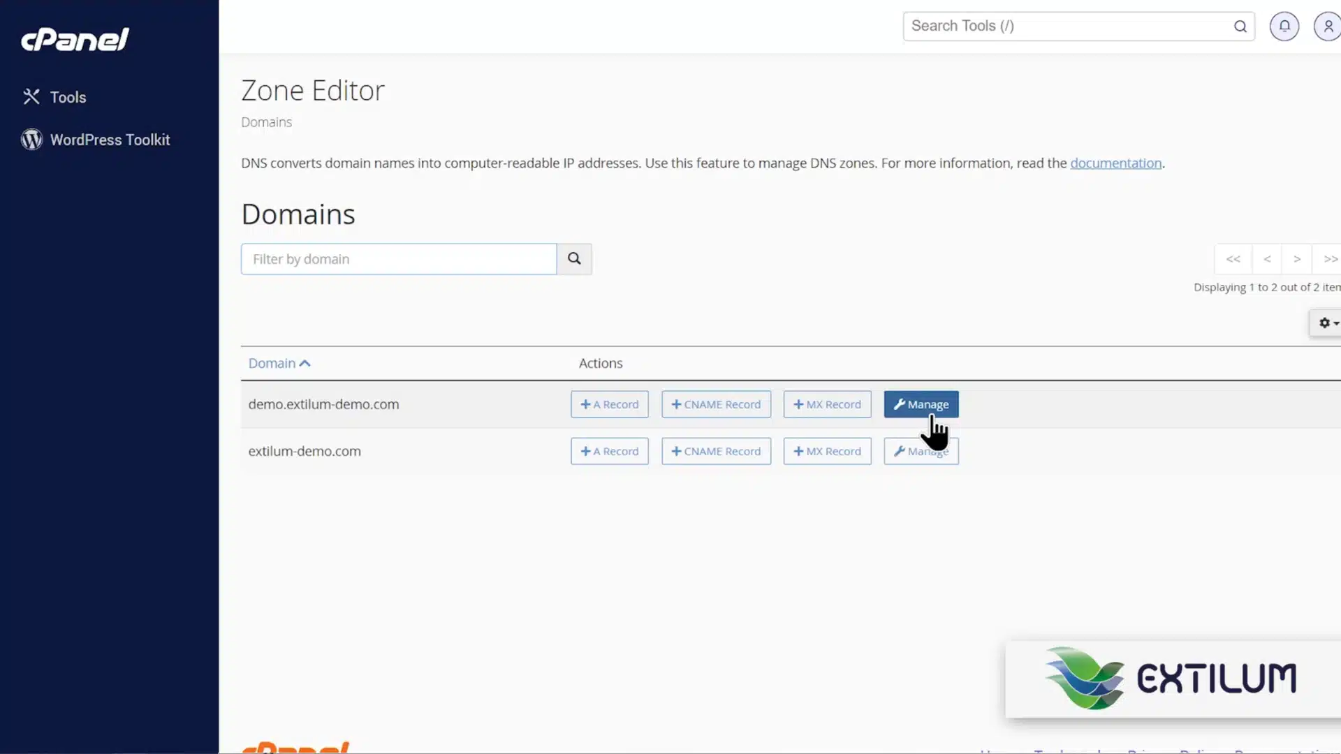 Set Domain's MX Records to a Remote Server in cPanel